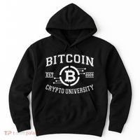 Bitcoin To The Moon Btc College Hoodie thumb 0