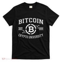 Bitcoin To The Moon Btc College T-Shirt thumb 0
