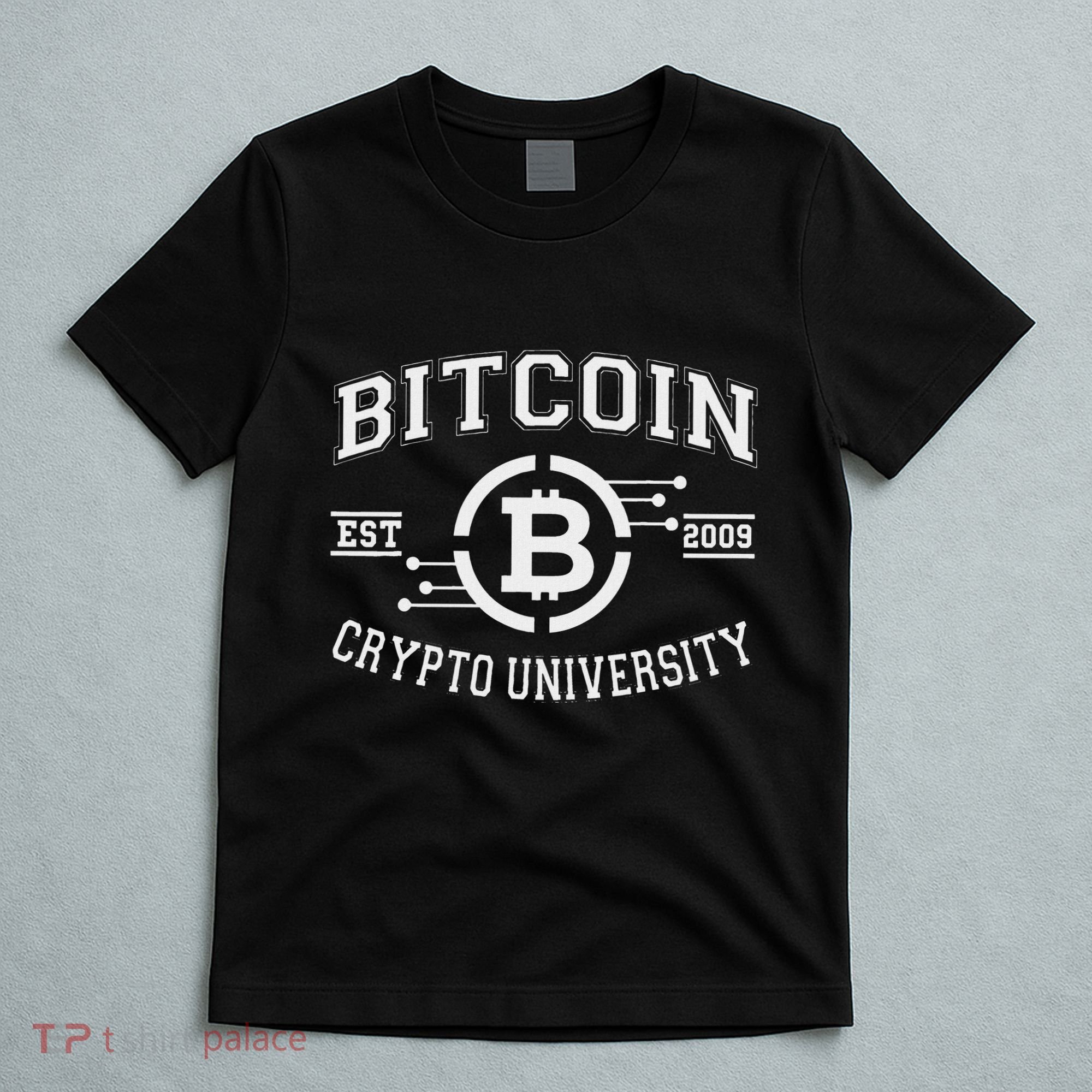Bitcoin To The Moon Btc College T-Shirt