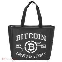 Bitcoin To The Moon Btc College Tote Bag thumb 0