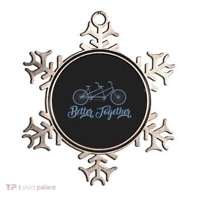 Better Together Tandem Bicycle Cyclist Bike Cycling Ornament