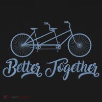 Better Together Tandem Bicycle Cyclist Bike Cycling Women's Tank Top thumb 5