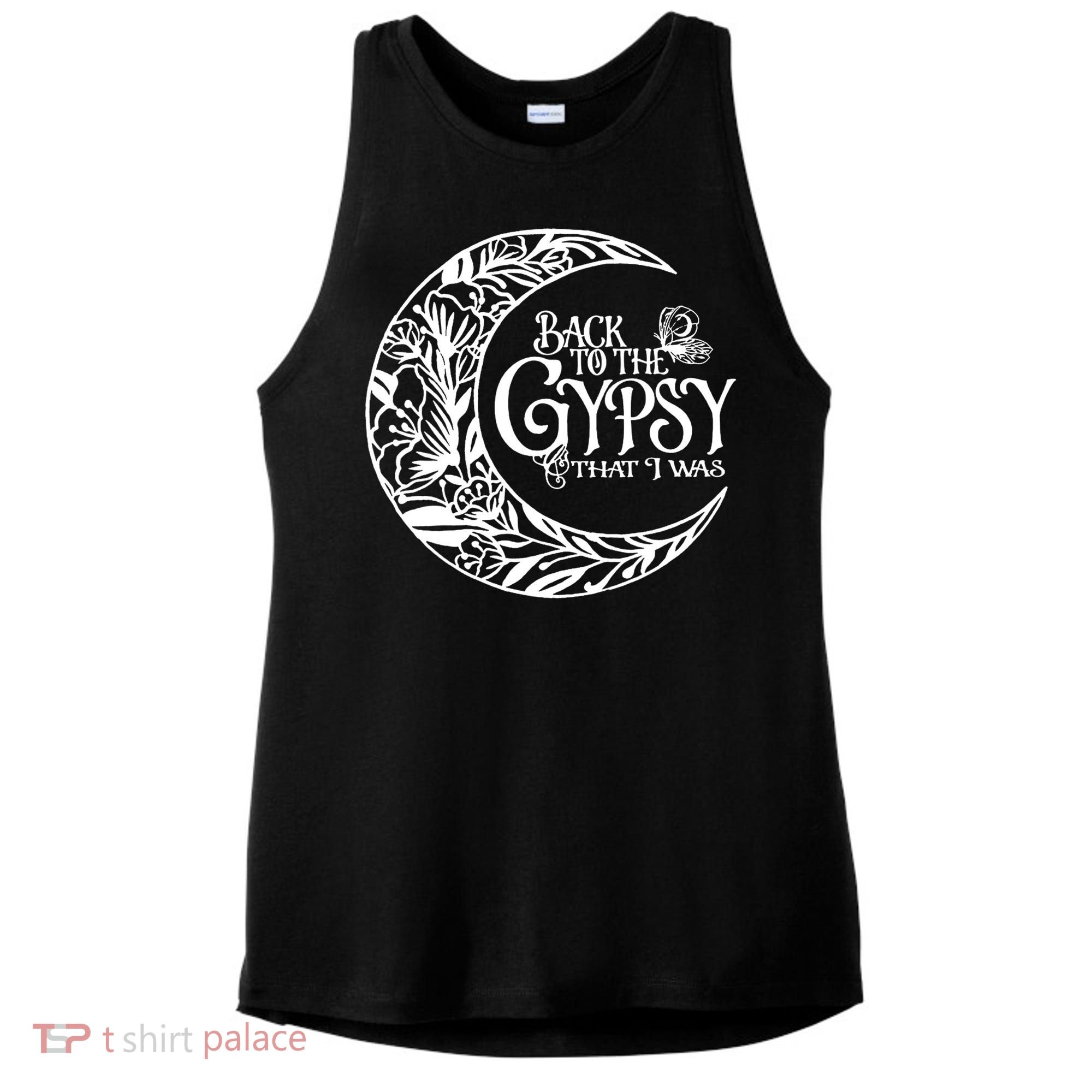 Back To The Gypsy That I Was Ladies PosiCharge Tri-Blend Wicking Tank