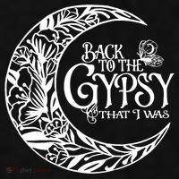 Back To The Gypsy That I Was Ladies PosiCharge Tri-Blend Wicking Tank thumb 2