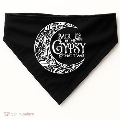 Back To The Gypsy That I Was USA-Made Doggie Bandana