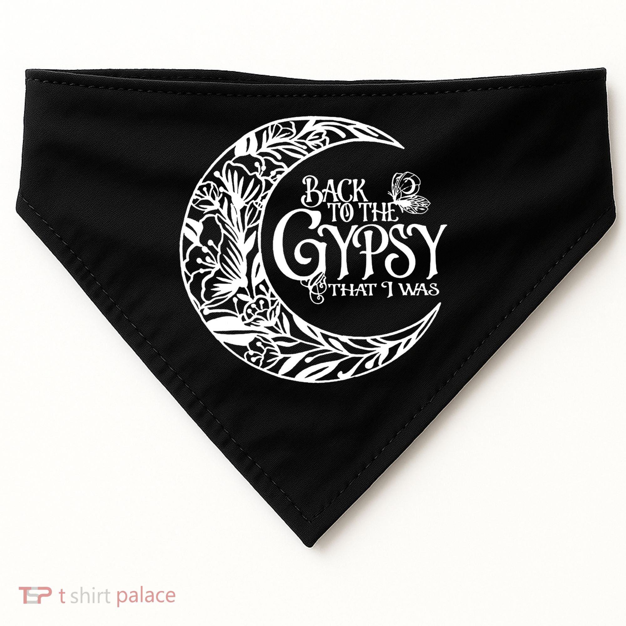 Back To The Gypsy That I Was USA-Made Doggie Bandana