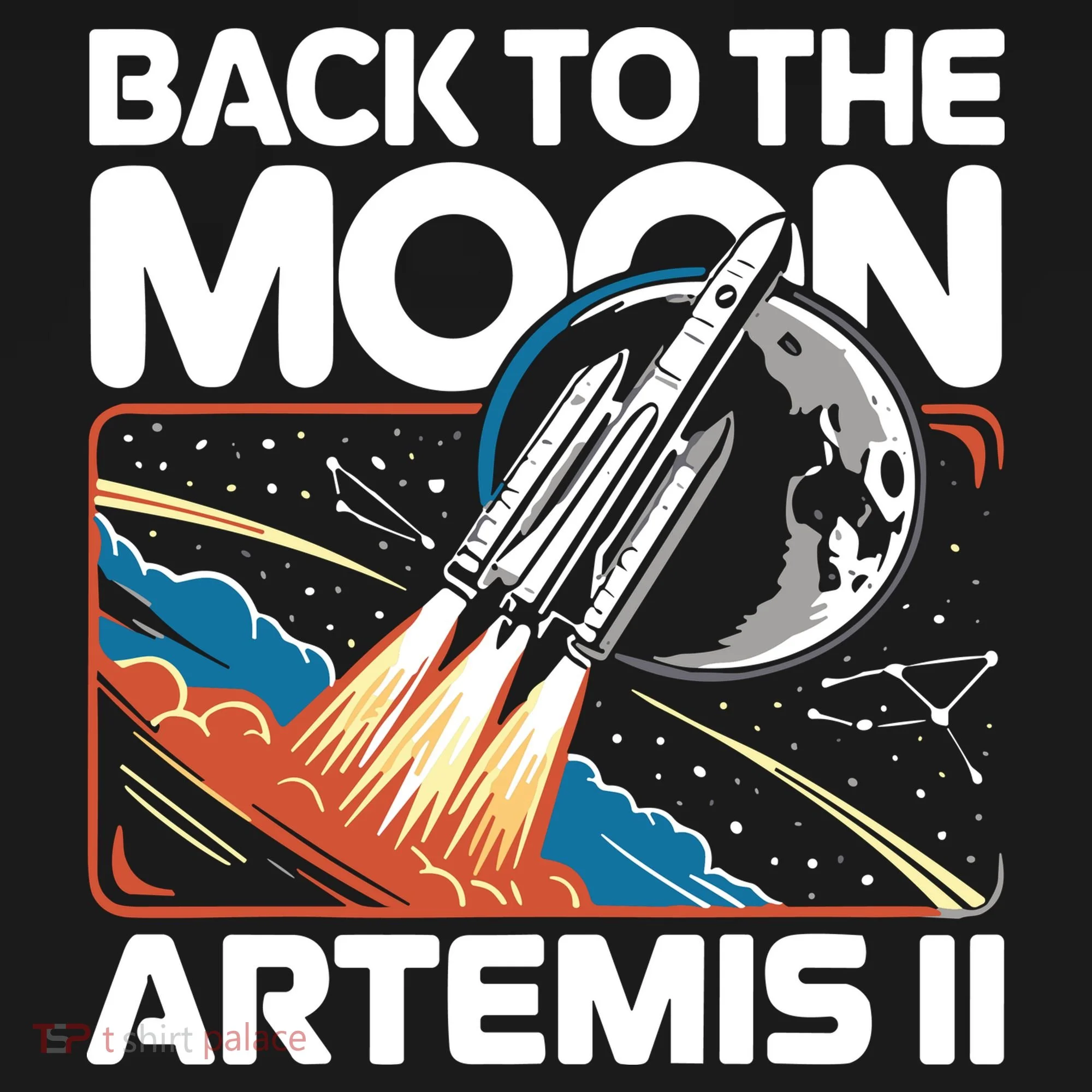 Back To The Moon Artemis 2 Doggie Tank