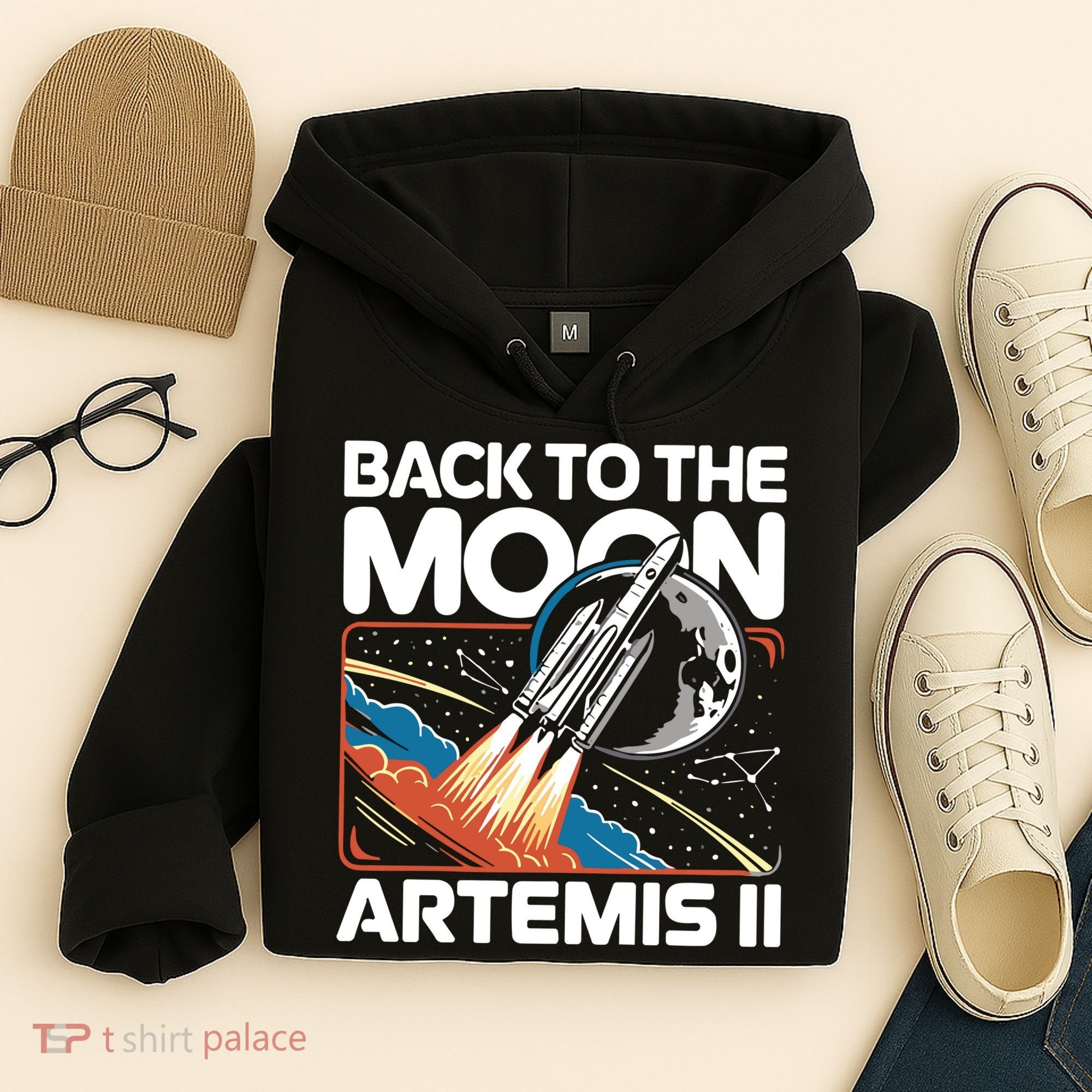 Back To The Moon Artemis 2 Hoodie