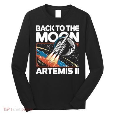 Back To The Moon Artemis 2 Long Sleeve Shirt