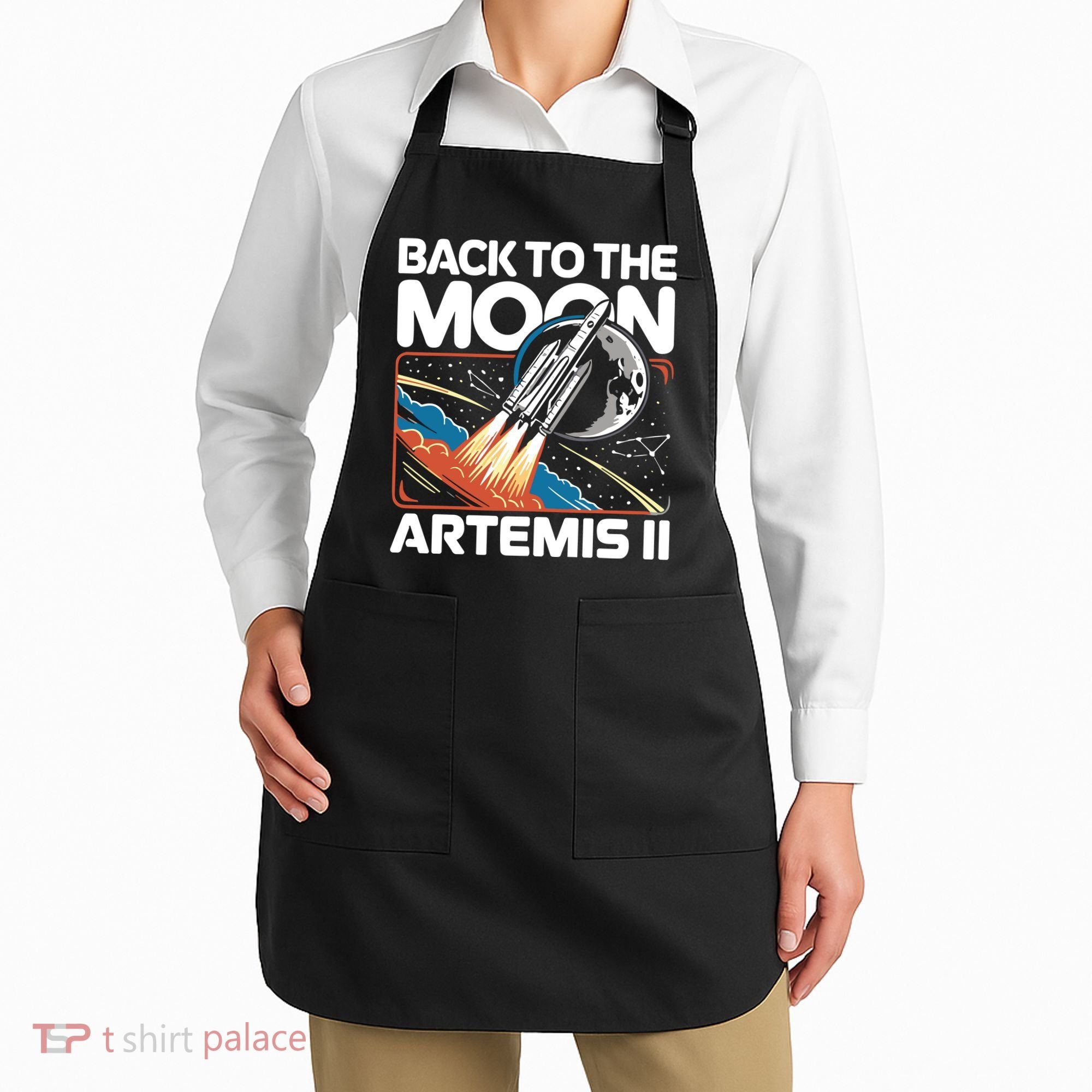 Back To The Moon Artemis 2 Apron