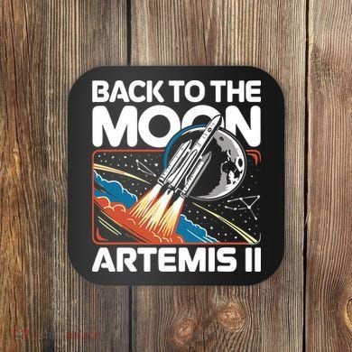 Back To The Moon Artemis 2 Coaster
