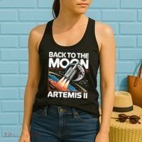 Back To The Moon Artemis 2 Women's Tank Top thumb 2