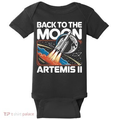 Back To The Moon Artemis 2 Baby Bodysuit