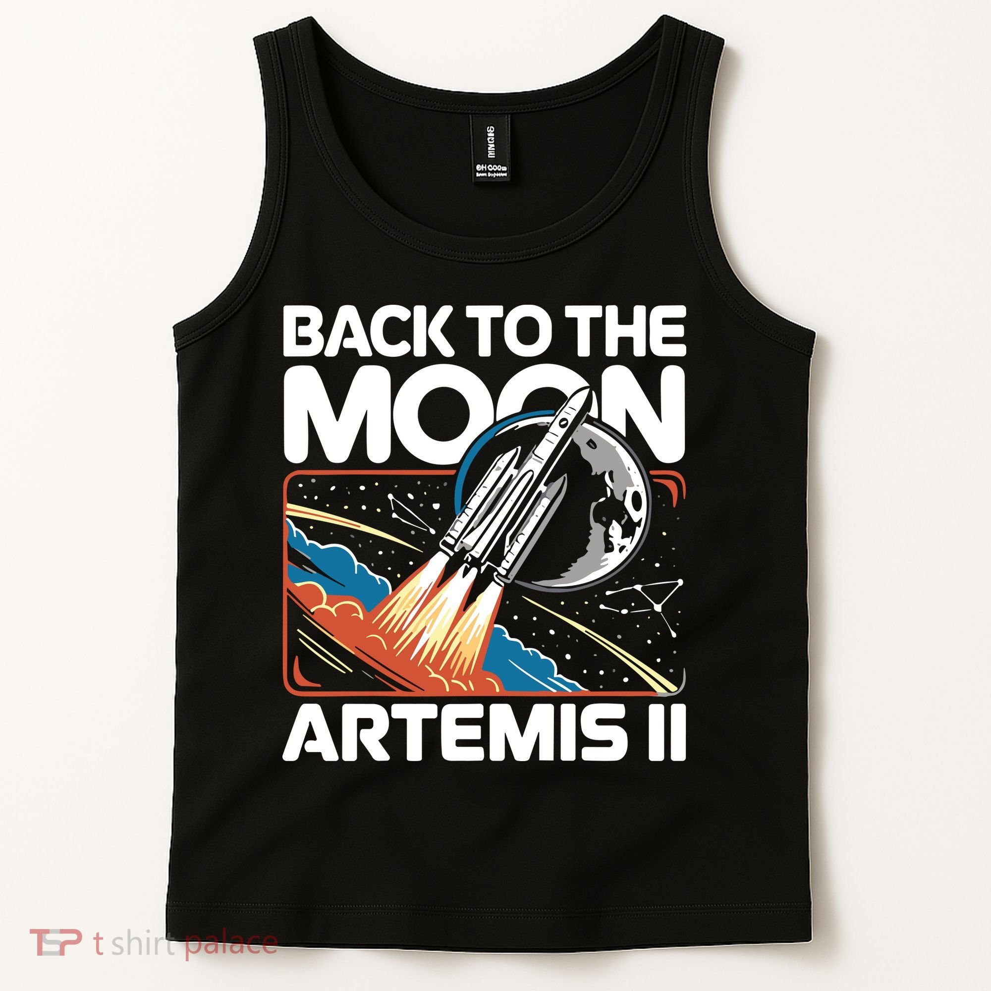 Back To The Moon Artemis 2 Tank Top