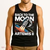 Back To The Moon Artemis 2 Tank Top thumb 3