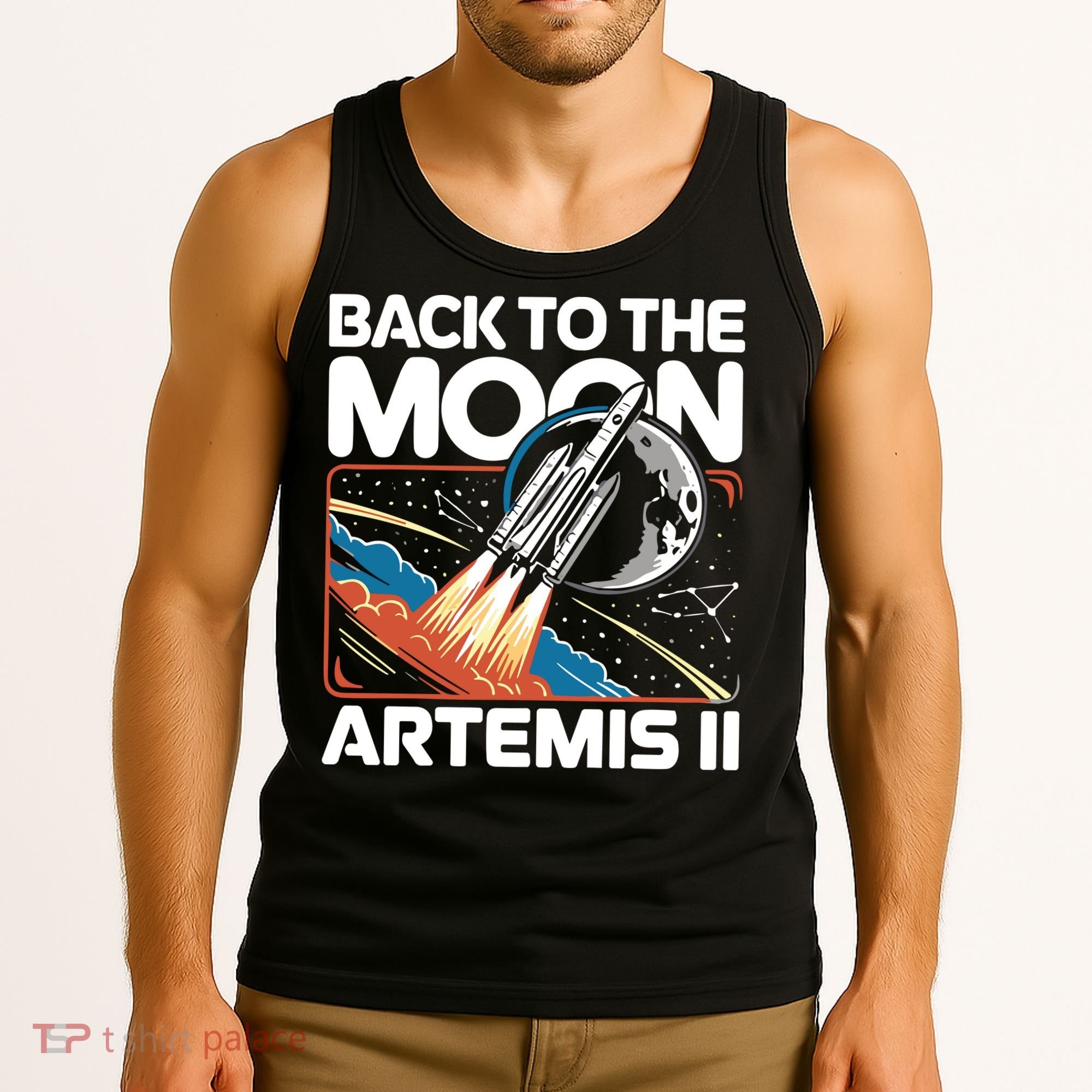 Back To The Moon Artemis 2 Tank Top