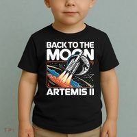 Back To The Moon Artemis 2 Toddler T-Shirt thumb 2