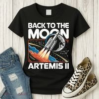 Back To The Moon Artemis 2 Women's T-Shirt thumb 3