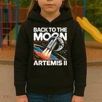 Back To The Moon Artemis 2 Kids Hoodie thumb 3