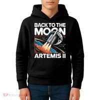 Back To The Moon Artemis 2 Kids Hoodie thumb 4