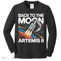 Back To The Moon Artemis 2 Kids Long Sleeve Shirt thumb 0
