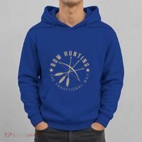 Bowhunting The Traditional Way Bow Arrows Archery Gift Hoodie thumb 0