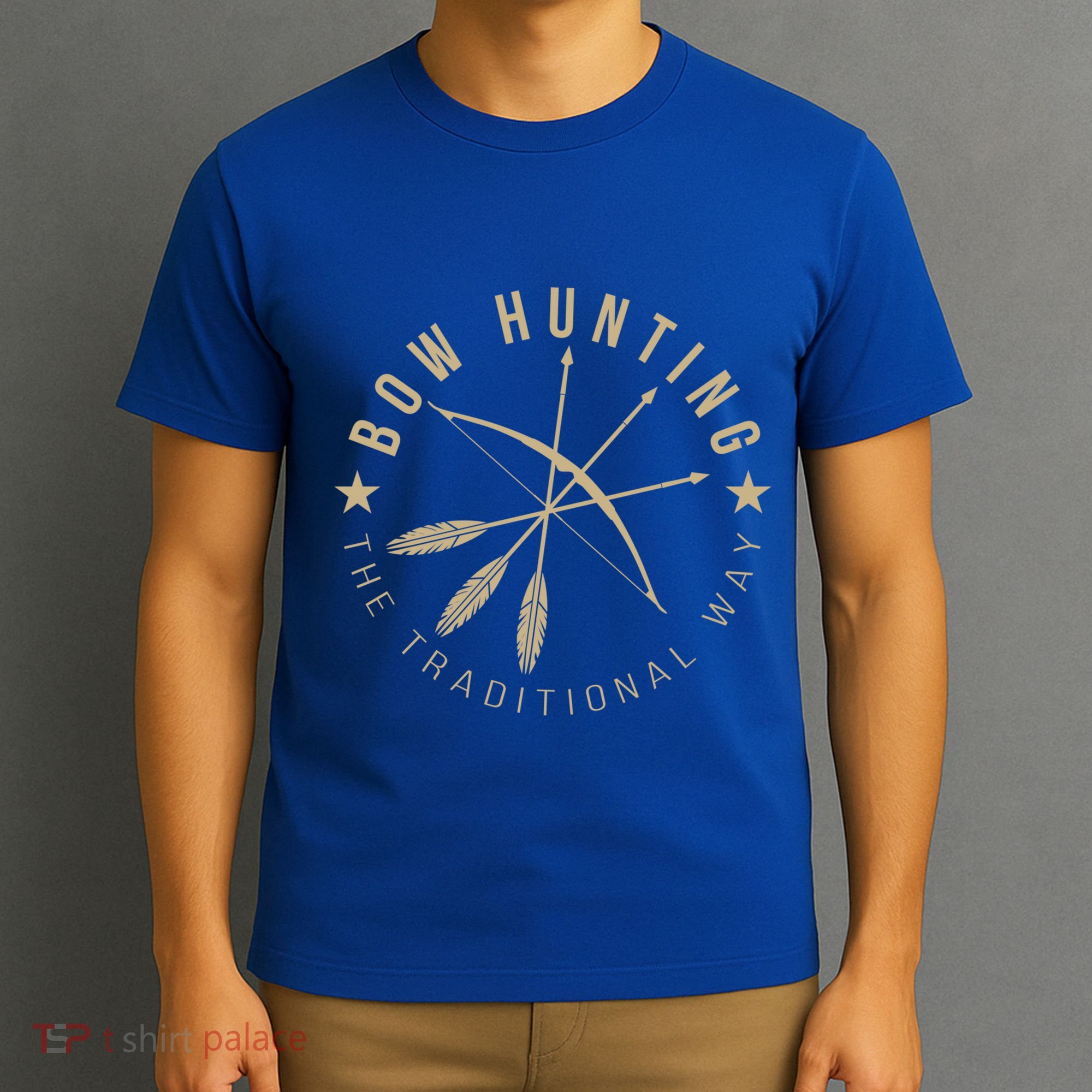 Bowhunting The Traditional Way Bow Arrows Archery Gift T-Shirt