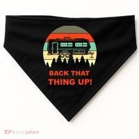 Back That Thing Up Funny Camper Rv Meme Camping Van Boondock Funny Gift USA-Made Doggie Bandana thumb 0