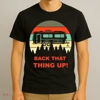 Back That Thing Up Funny Camper Rv Meme Camping Van Boondock Funny Gift T-Shirt thumb 3