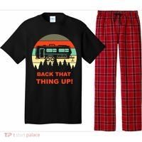 Back That Thing Up Funny Camper Rv Meme Camping Van Boondock Funny Gift Pajama Set thumb 0