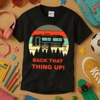 Back That Thing Up Funny Camper Rv Meme Camping Van Boondock Funny Gift Kids T-Shirt thumb 3