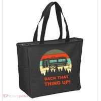 Back That Thing Up Funny Camper Rv Meme Camping Van Boondock Funny Gift Tote Bag thumb 2