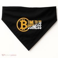 Bitcoin Time To Do Business USA-Made Doggie Bandana thumb 0