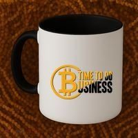 Bitcoin Time To Do Business Coffee Mug thumb 2