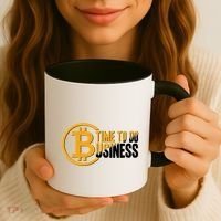 Bitcoin Time To Do Business Coffee Mug thumb 3