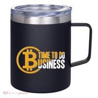 Bitcoin Time To Do Business 12oz Stainless Steel Coffee Mug thumb 0