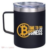 Bitcoin Time To Do Business 12oz Stainless Steel Coffee Mug thumb 2