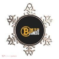 Bitcoin Time To Do Business Ornament thumb 0