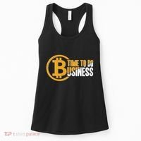 Bitcoin Time To Do Business Women's Tank Top thumb 0