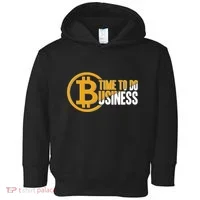 Bitcoin Time To Do Business Toddler Hoodie thumb 0