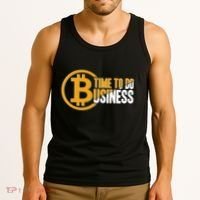 Bitcoin Time To Do Business Tank Top thumb 3