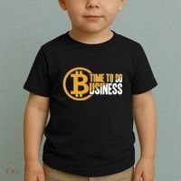 Bitcoin Time To Do Business Toddler T-Shirt thumb 2
