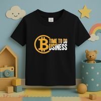 Bitcoin Time To Do Business Toddler T-Shirt thumb 3