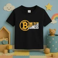 Bitcoin Time To Do Business Toddler T-Shirt thumb 3