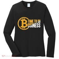 Bitcoin Time To Do Business Women's Long Sleeve Shirt thumb 0