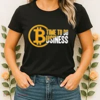 Bitcoin Time To Do Business Women's T-Shirt thumb 2
