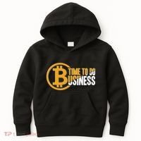 Bitcoin Time To Do Business Kids Hoodie thumb 0