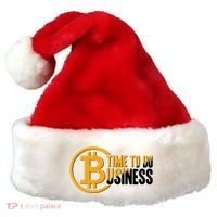 Bitcoin Time To Do Business Santa Hat thumb 0