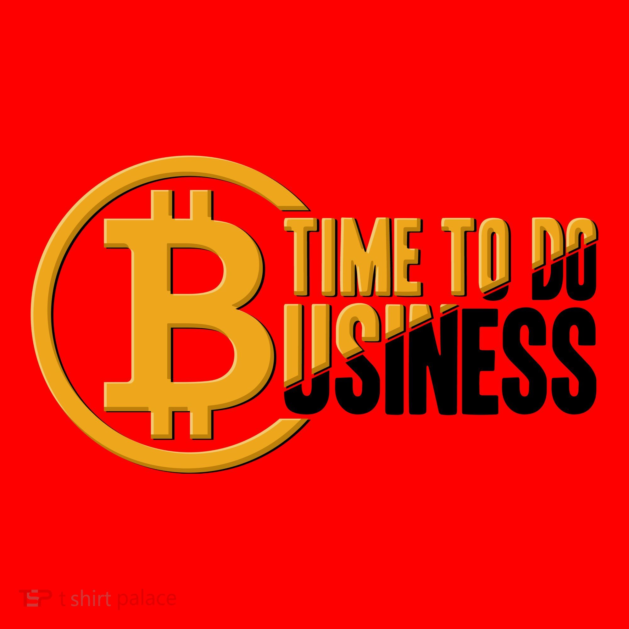 Bitcoin Time To Do Business Santa Hat