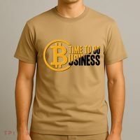 Bitcoin Time To Do Business T-Shirt thumb 3